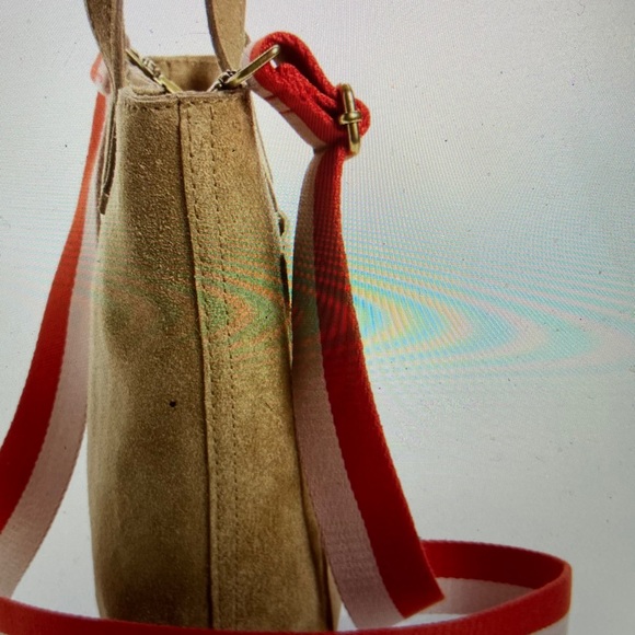 Madewell Zip top Suede Crossbody tote - Picture 2 of 10
